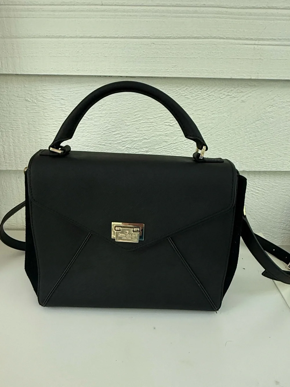 Kate Spade New York Wesley Place Suede Laurel Handbag